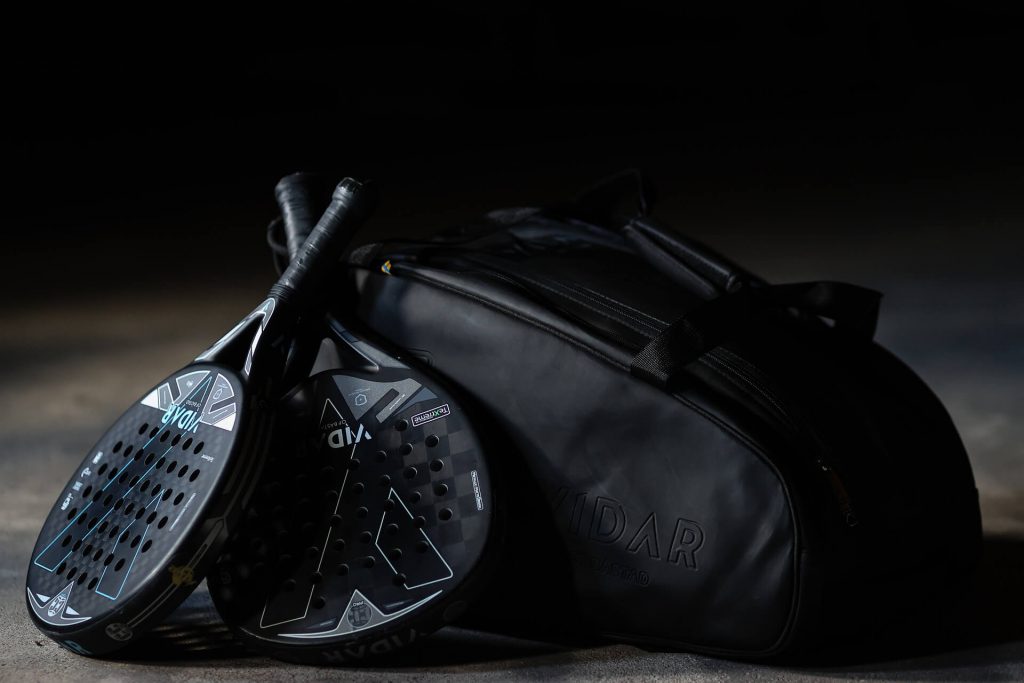VIDAR padeltas met twee padelrackets