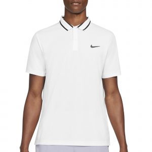 Nike Court Dri-FIT Victory Polo Heren wit - zwart S