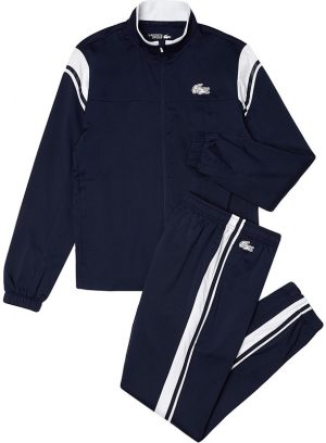 Lacoste Lined Tracksuit Blue