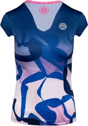 Bidi Badu Bella 2.0 Tech V-Neck Tee Dark Blue